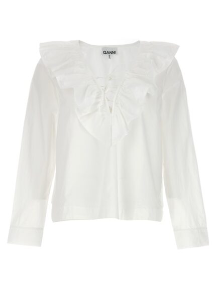 GANNI Ruffles Shirt