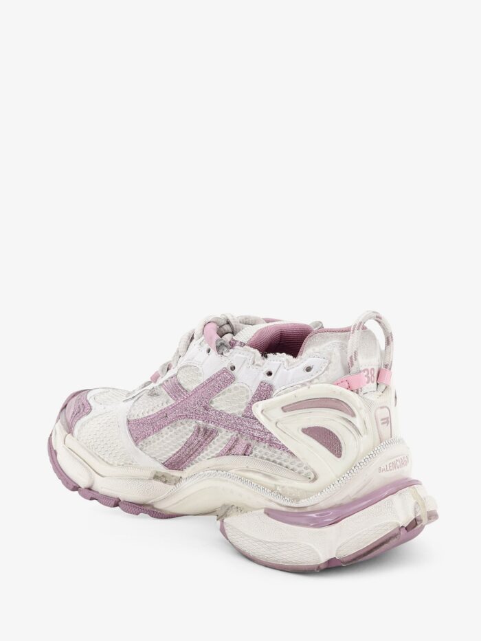 Balenciaga Runner Mesh Sneakers With Glitter Inserts
