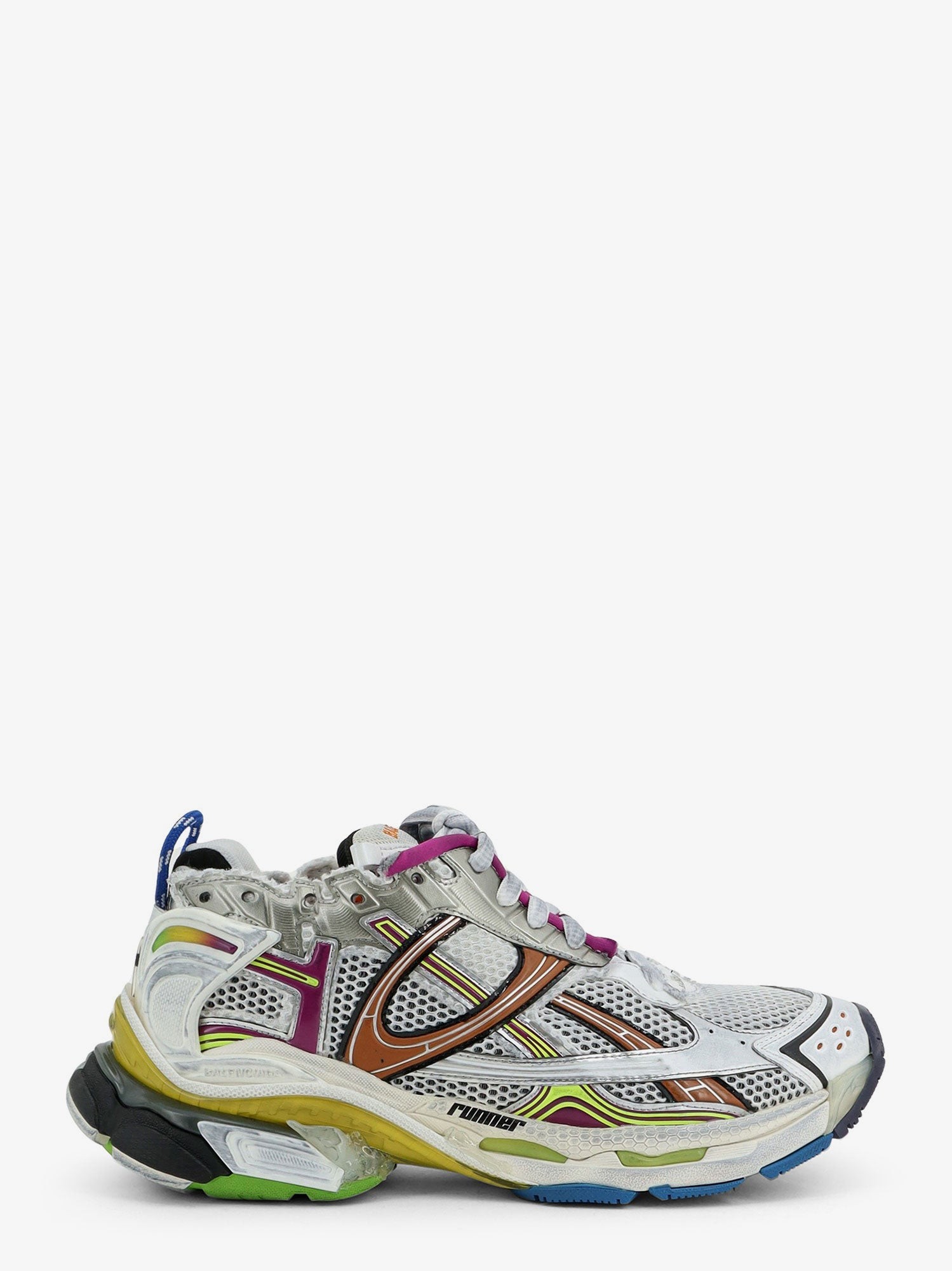 Balenciaga Runner Sneakers In Mesh And Nylon