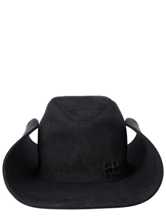RUSLAN BAGINSKIY COWBOY HAT WITH LOGO