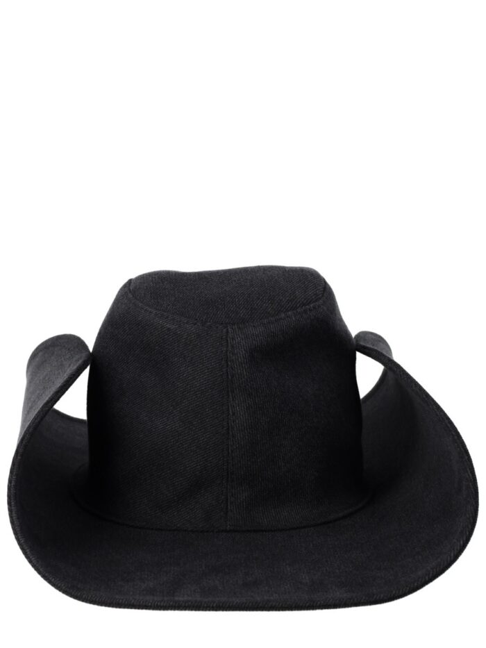 ruslan baginskiy cowboy hat with logo RUSLAN BAGINSKIY COWBOY HAT WITH LOGO