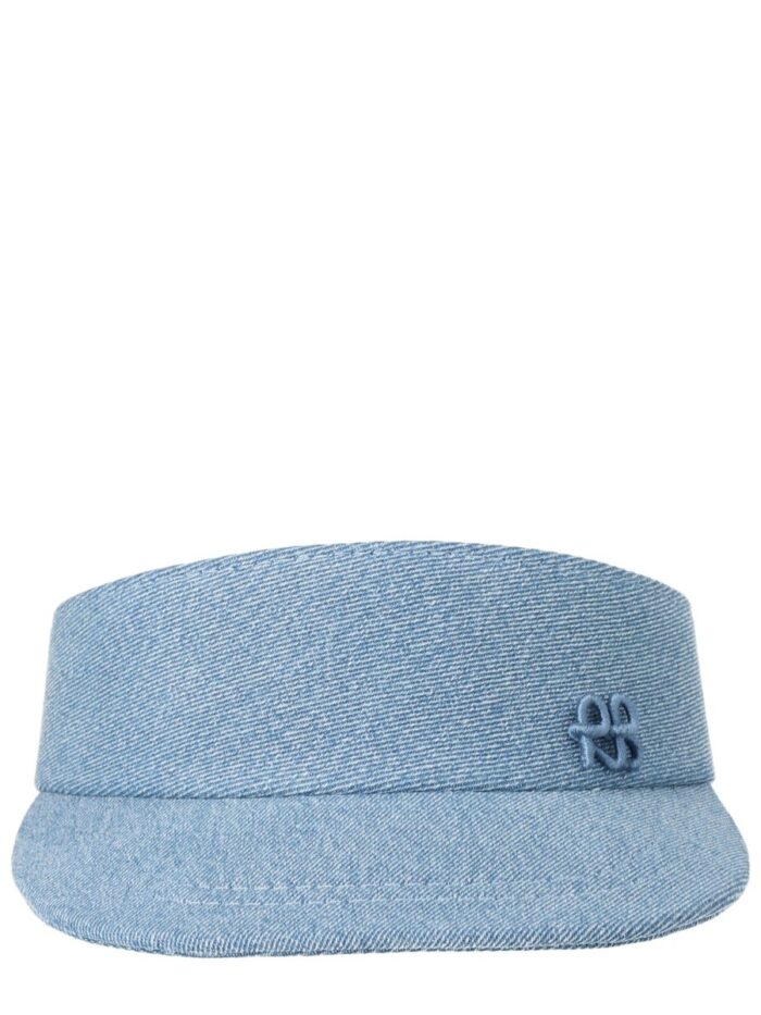 RUSLAN BAGINSKIY DENIM VISOR BEANIE