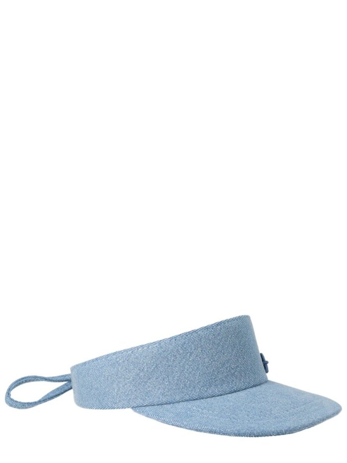 ruslan baginskiy denim visor beanie RUSLAN BAGINSKIY DENIM VISOR BEANIE