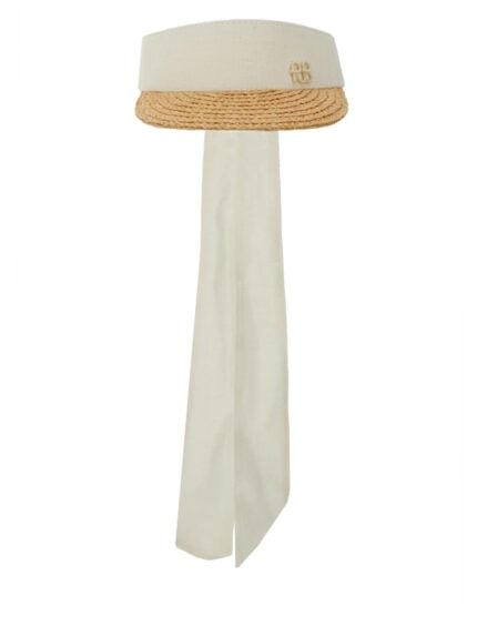 RUSLAN BAGINSKIY LINEN VISOR