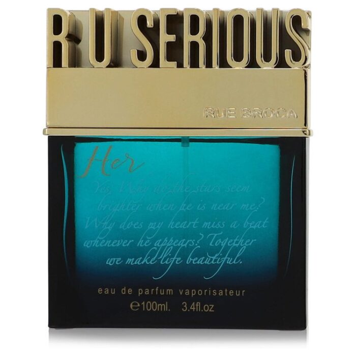 R U Serious Her By Rue Broca - Eau De Parfum Spray (unboxed) 3.4 Oz