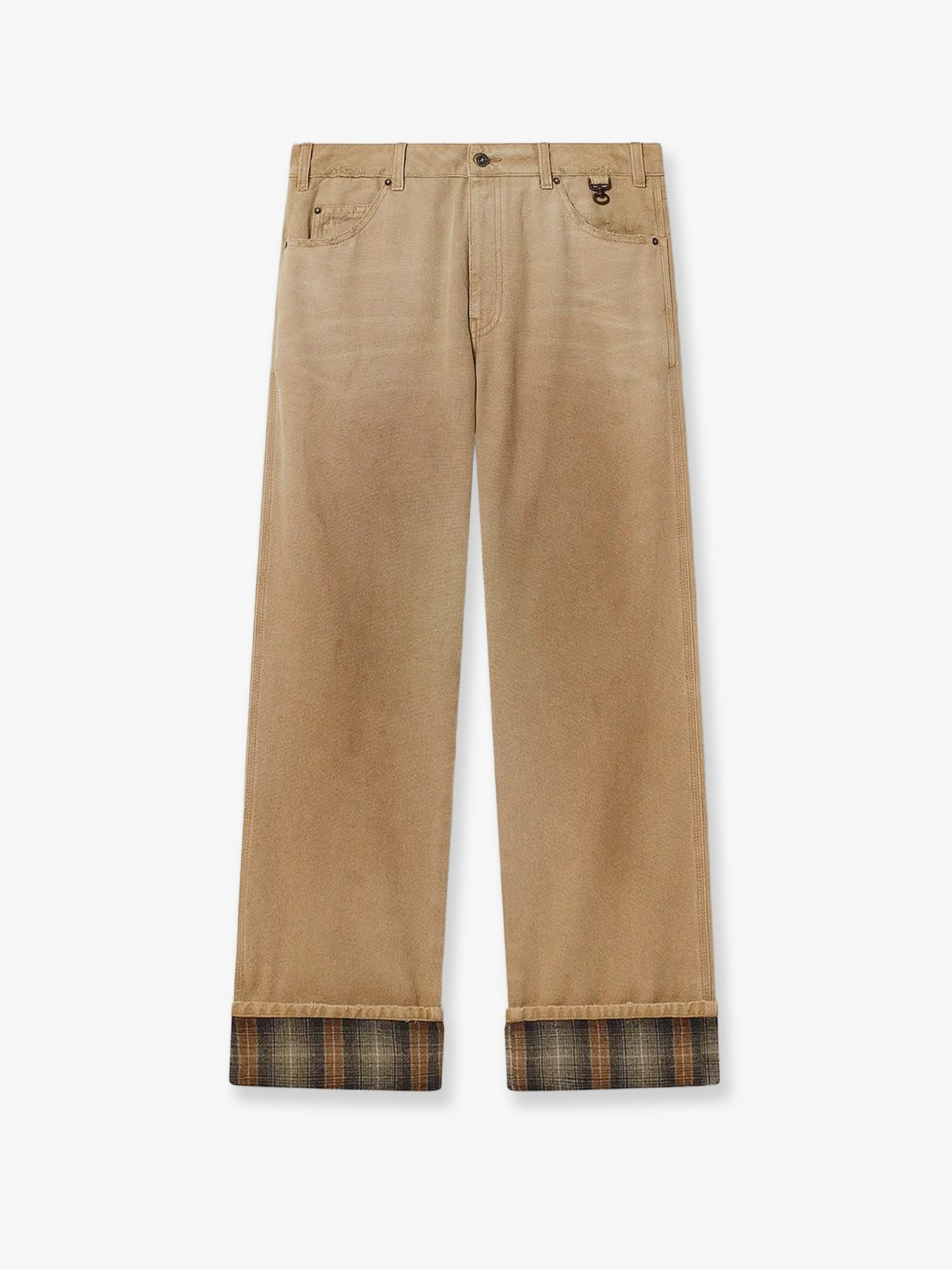 Golden Goose Deluxe Brand Russel Panama Vintage Cotton Trousers