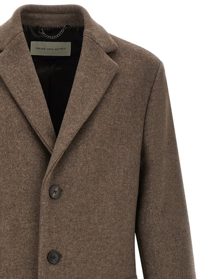 Dries Van Noten 'Rustic' Wool Coat