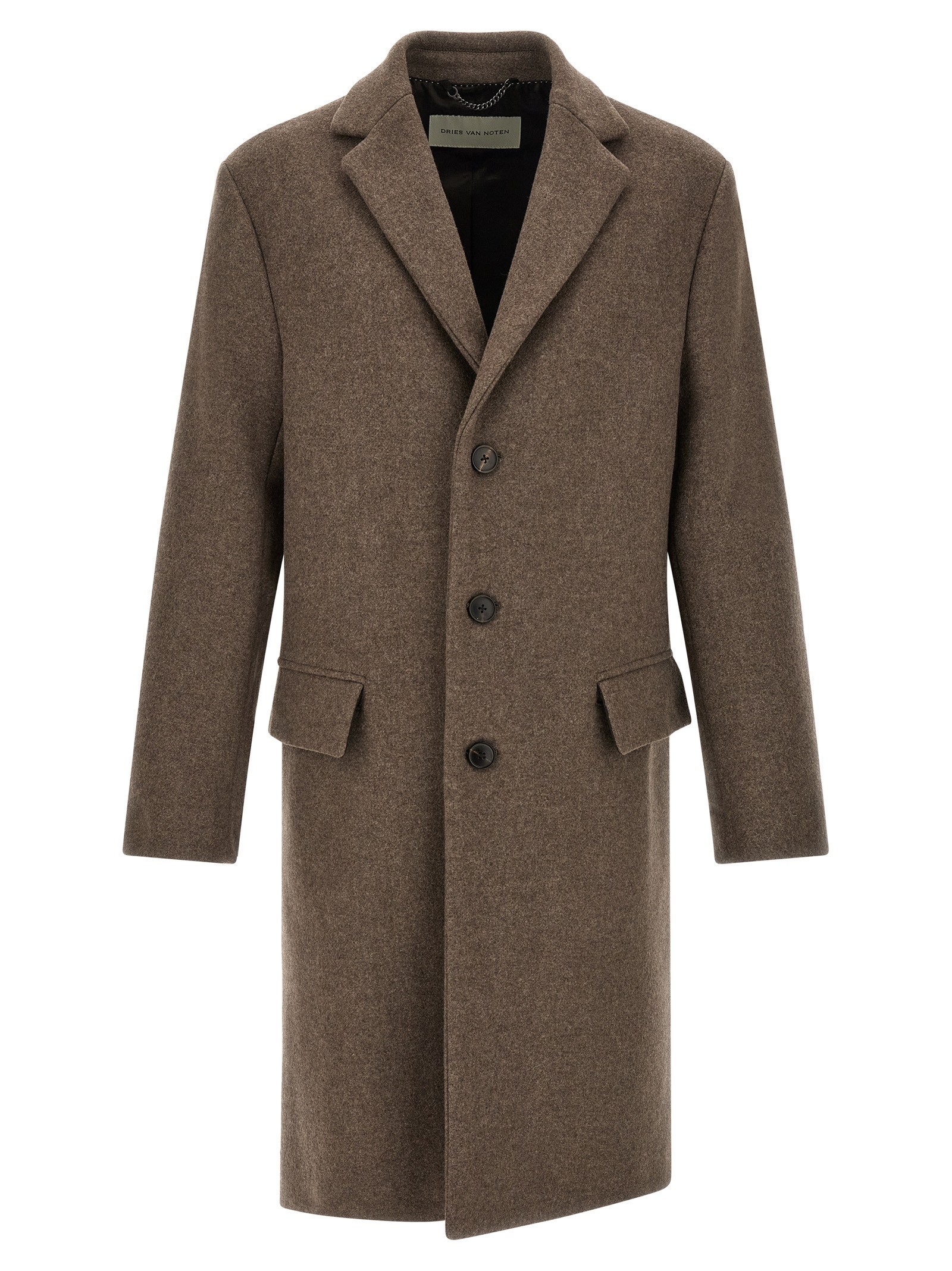 Dries Van Noten 'Rustic' Wool Coat