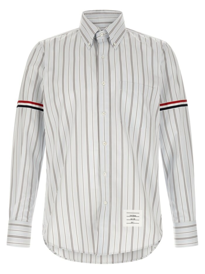 thom browne 'rwb' headband shirt THOM BROWNE 'RWB' Headband Shirt