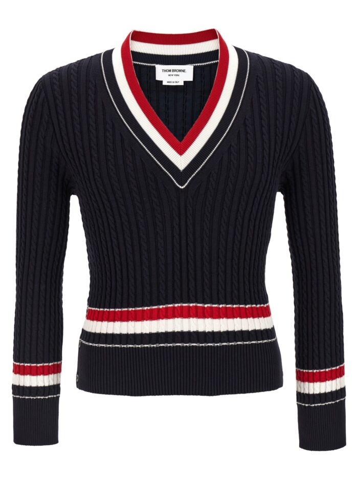 THOM BROWNE RWB Intarsia Sweater