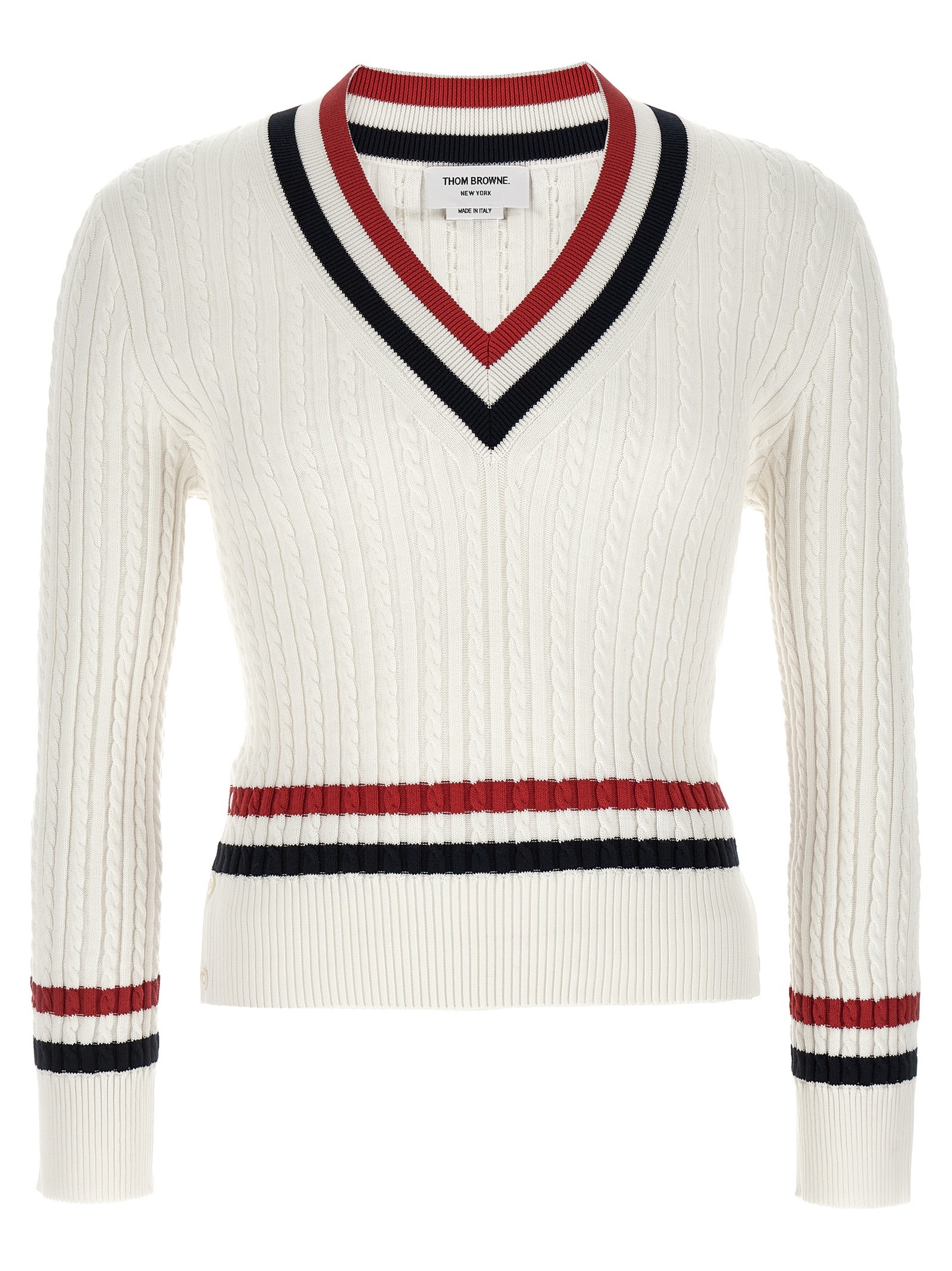THOM BROWNE RWB Intarsia Sweater