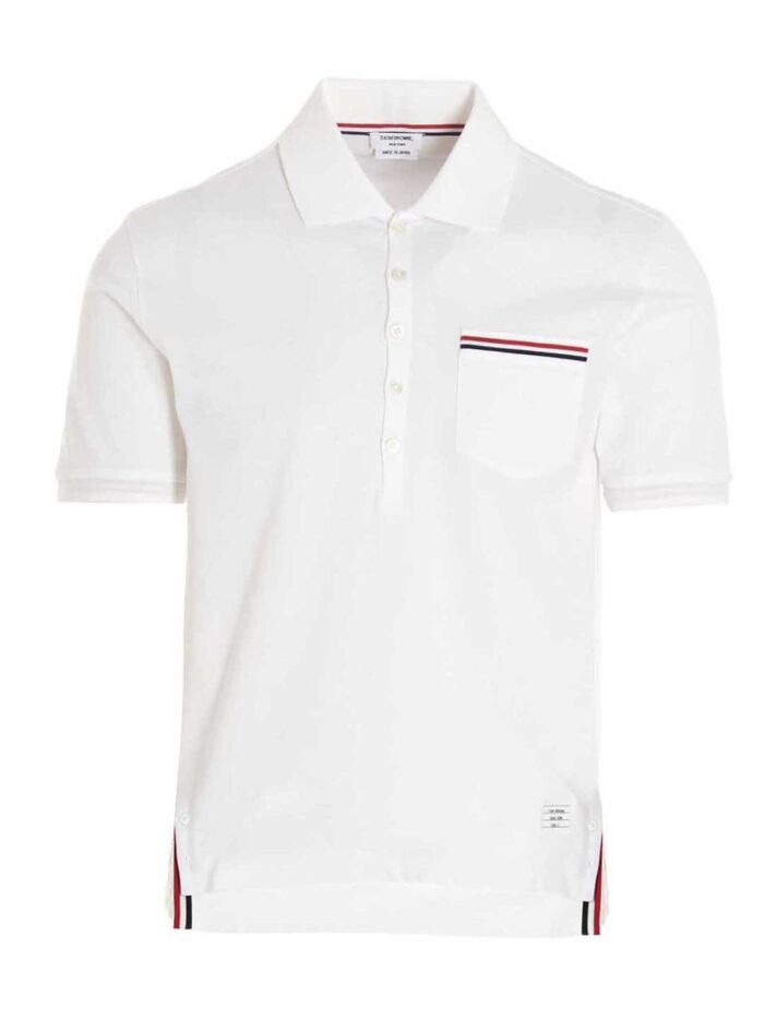 thom browne rwb polo shirt THOM BROWNE Rwb Polo Shirt