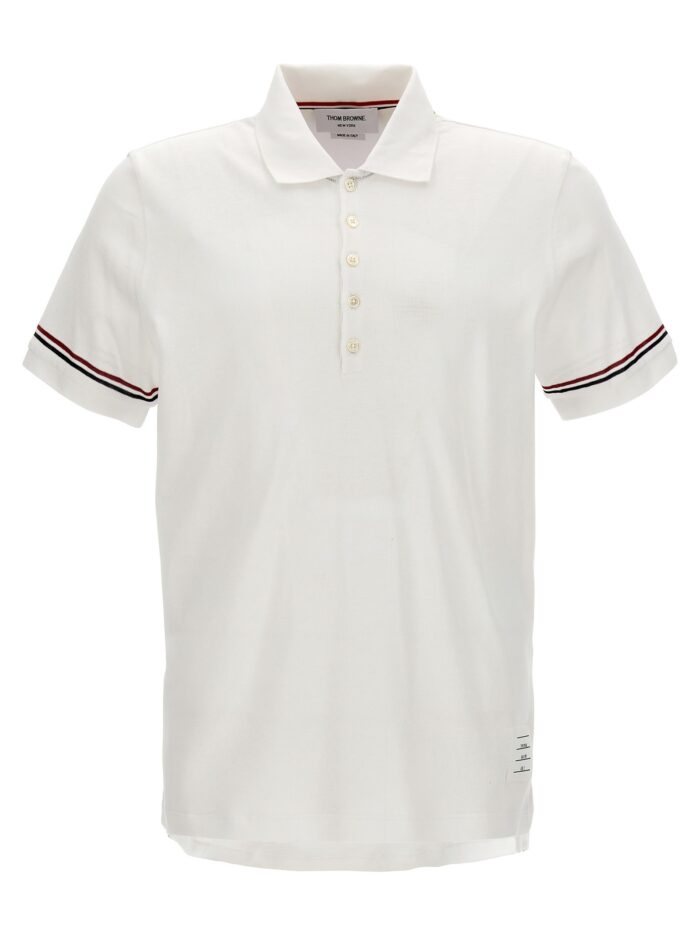 thom browne 'rwb' polo shirt THOM BROWNE 'RWB' Polo Shirt