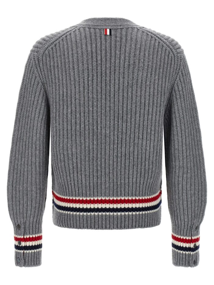 THOM BROWNE RWB Tape Cardigan