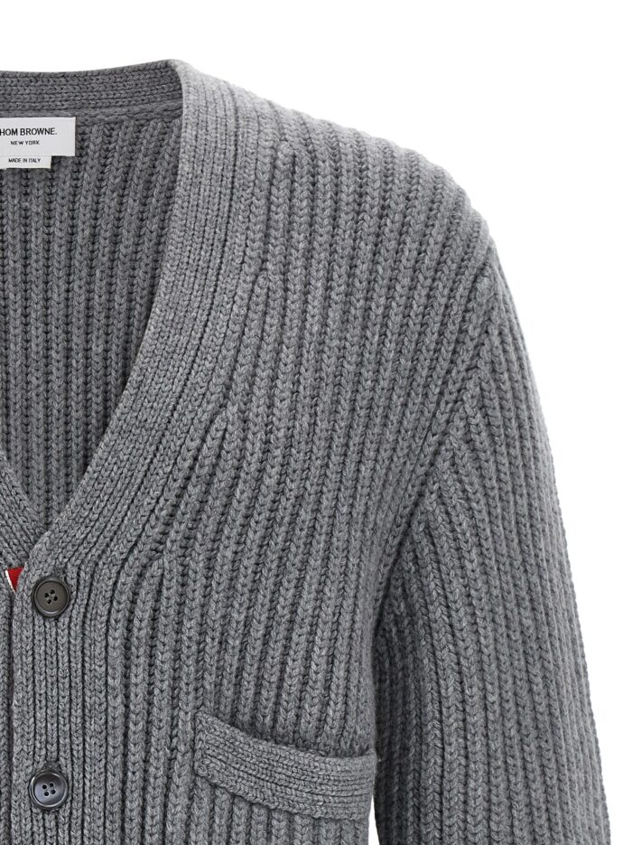 THOM BROWNE RWB Tape Cardigan