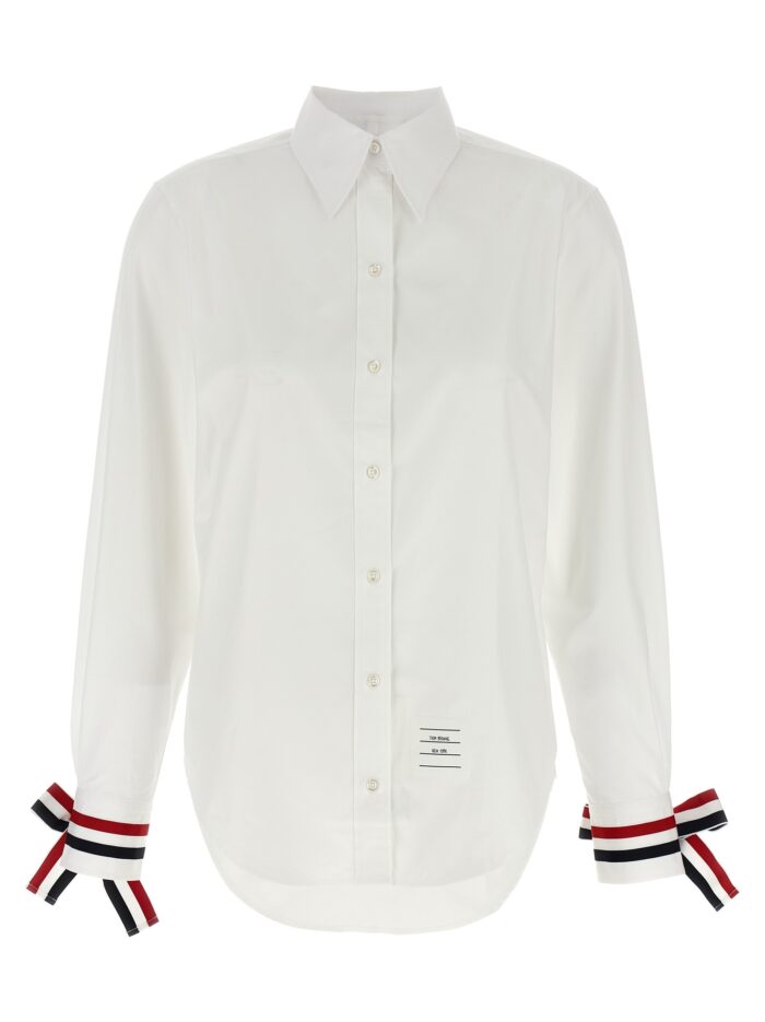 thom browne rwb tape cuffs shirt THOM BROWNE RWB Tape Cuffs Shirt