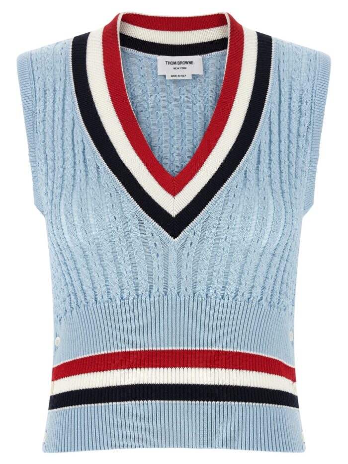 THOM BROWNE 'RWB' Vest
