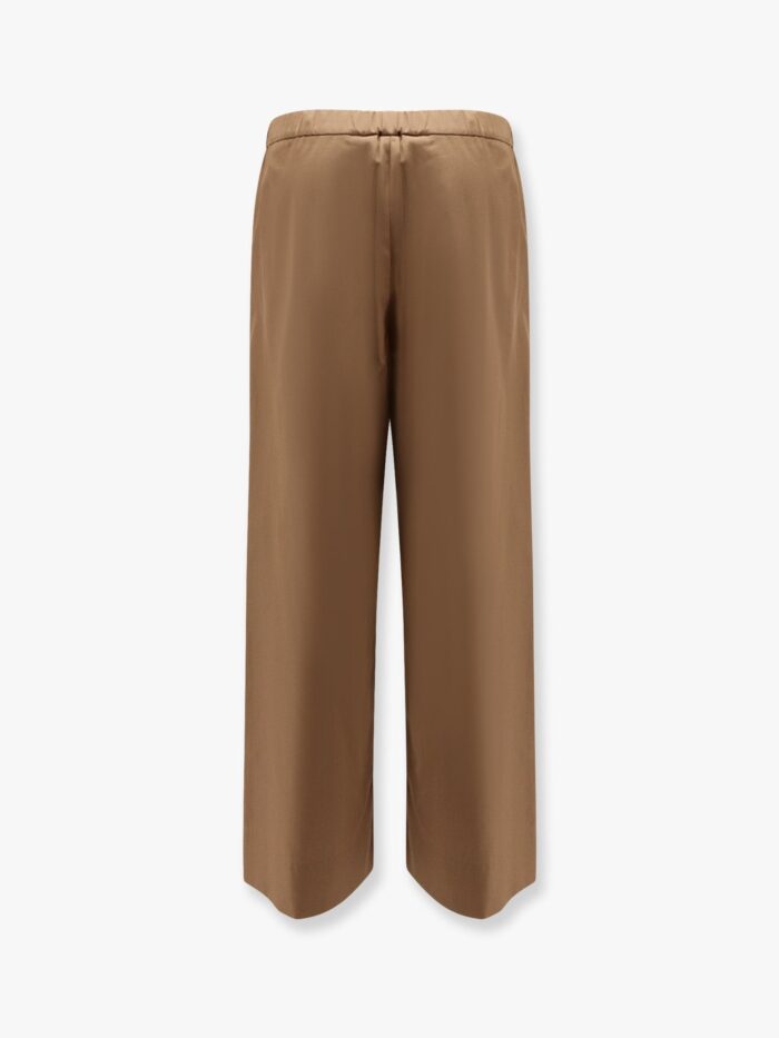 'S MAX MARA Argento Cotton Trouser