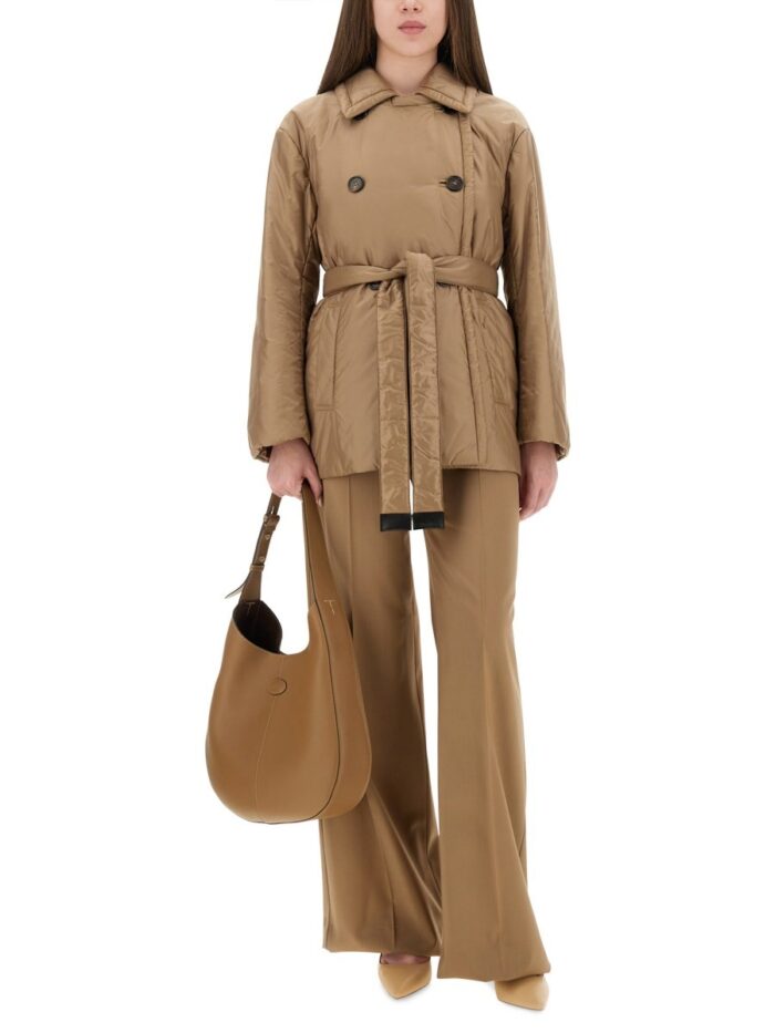 S MAX MARA "CALLA" PADDED TRENCH COAT