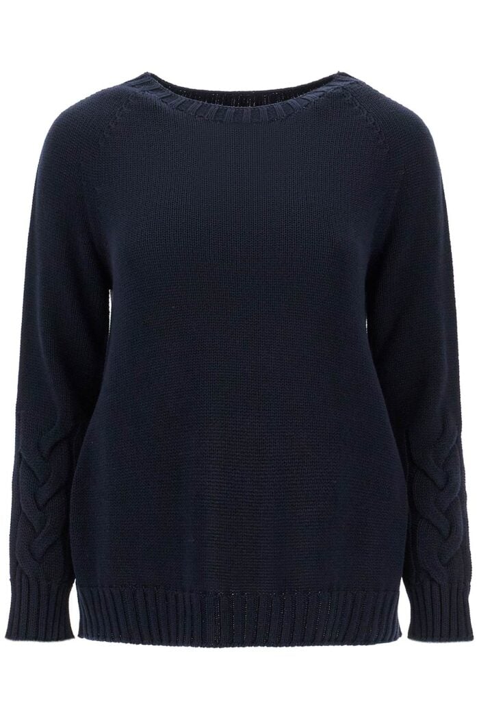 'S MAX MARA Cotton Cable Knit Sweater In 10 Words