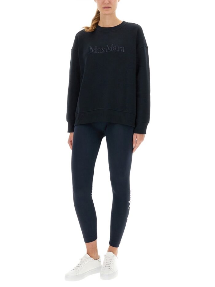 S MAX MARA COTTON SWEATSHIRT WITH LOGO