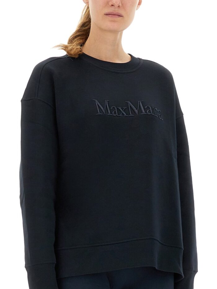 S MAX MARA COTTON SWEATSHIRT WITH LOGO