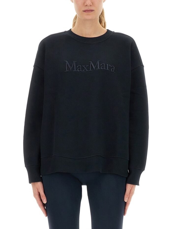 S MAX MARA COTTON SWEATSHIRT WITH LOGO