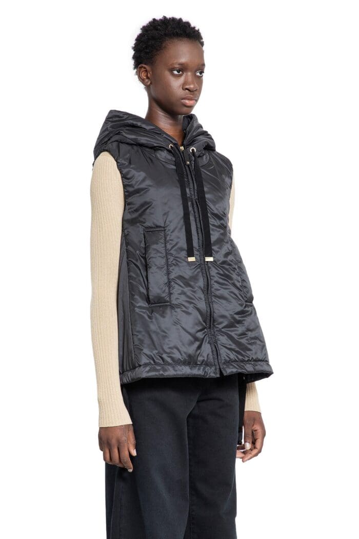 S MAX MARA Greengo Hooded Nylon Vest