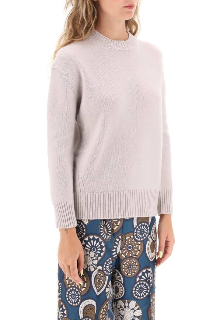 'S MAX MARA 'irlanda' Crew-neck Sweater In Wool And Cashmere