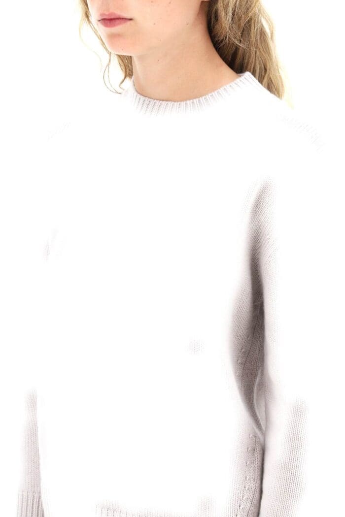 'S MAX MARA 'irlanda' Crew-neck Sweater In Wool And Cashmere