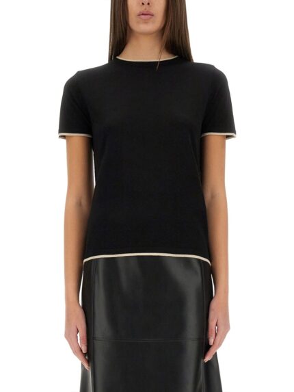 S MAX MARA KNITTED "EGIDIO" T-SHIRT