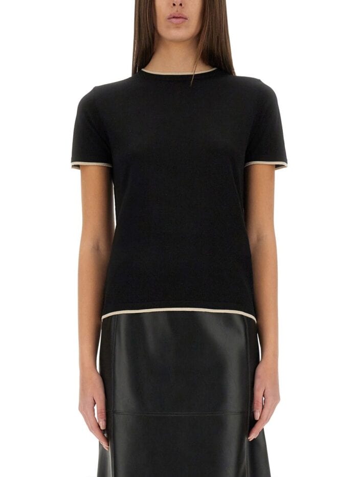 S MAX MARA KNITTED "EGIDIO" T-SHIRT