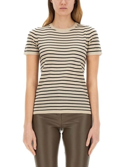 S MAX MARA KNITTED "EGIDIO" T-SHIRT