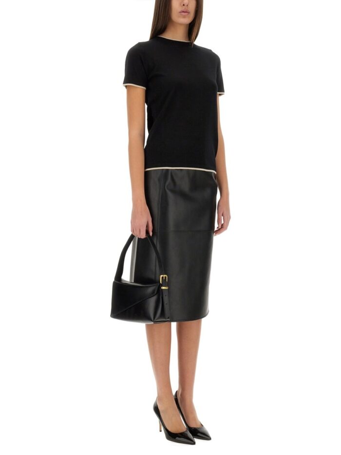 S MAX MARA KNITTED "EGIDIO" T-SHIRT