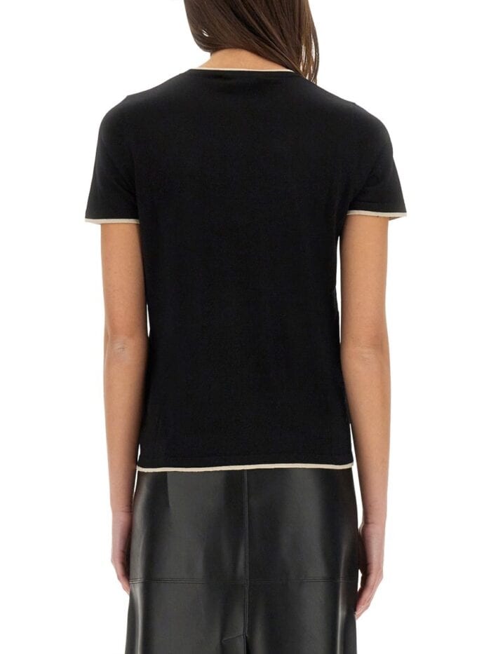 S MAX MARA KNITTED "EGIDIO" T-SHIRT