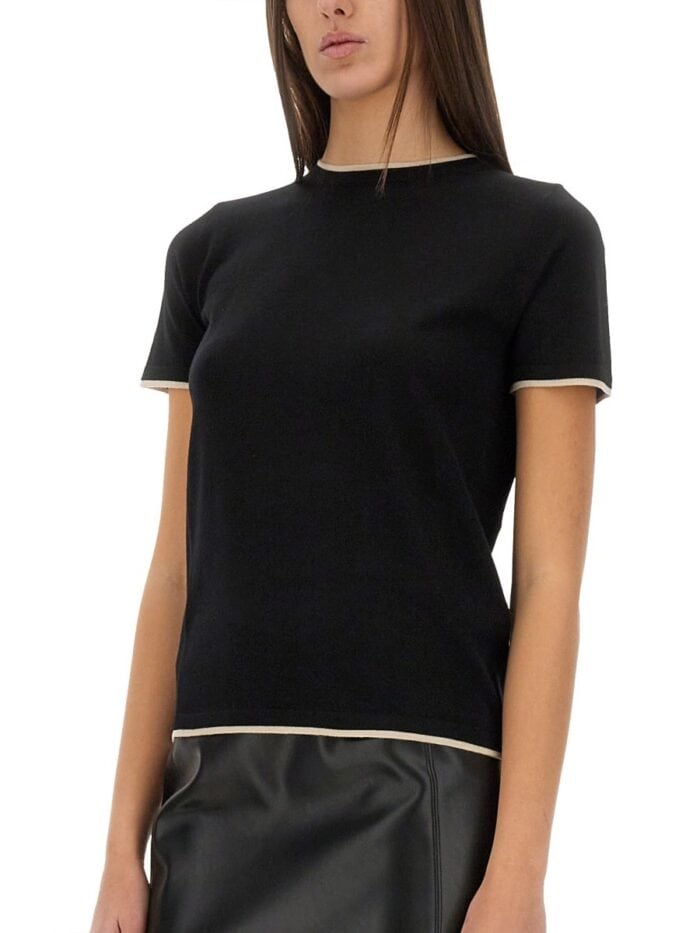 S MAX MARA KNITTED "EGIDIO" T-SHIRT