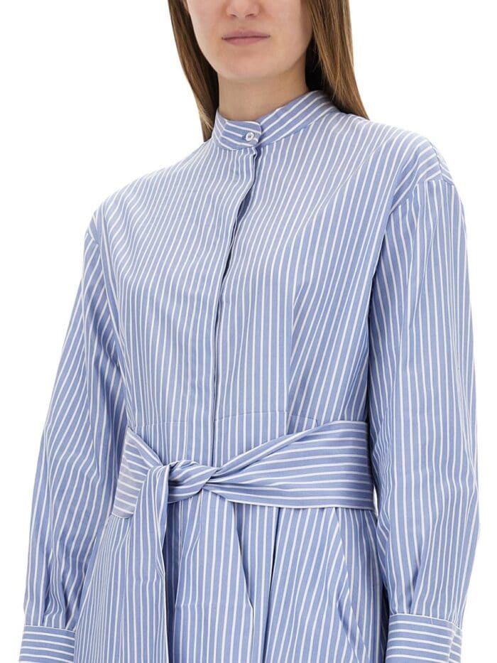 S MAX MARA "LIGHT BLUE" MIDI DRESS