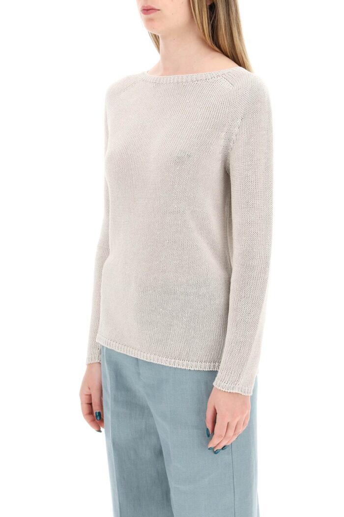 'S MAX MARA Lightweight Linen Knit Pullover By Giol