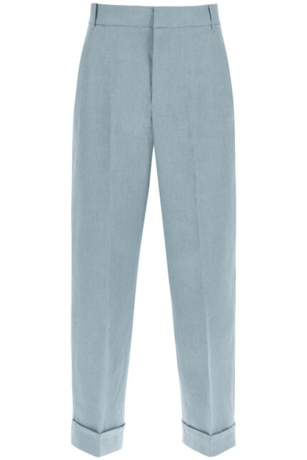 'S MAX MARA Linen Cigarette Pants In Salix Style