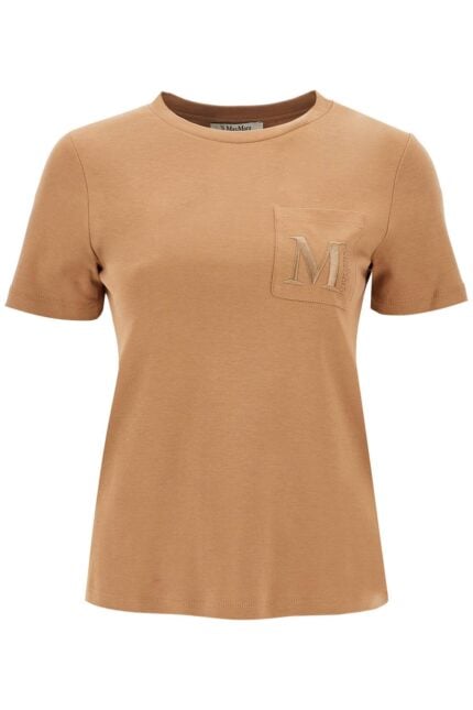 'S MAX MARA 'madera' Embroidered Pocket T-shirt