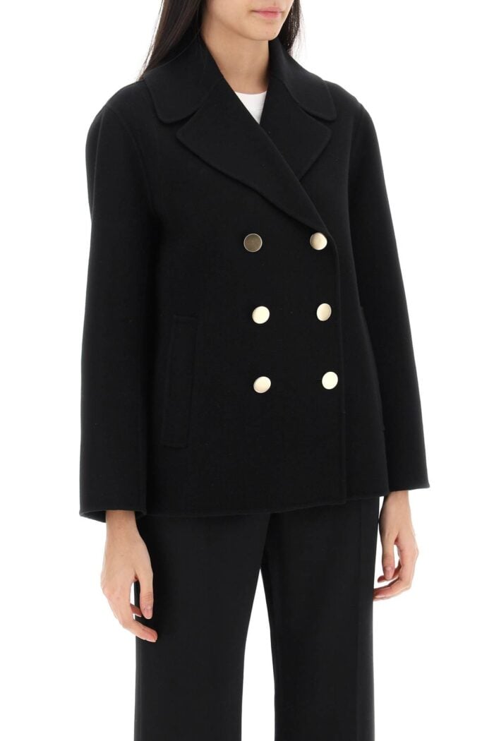 'S MAX MARA Margot Double-breated Wool Peacoat