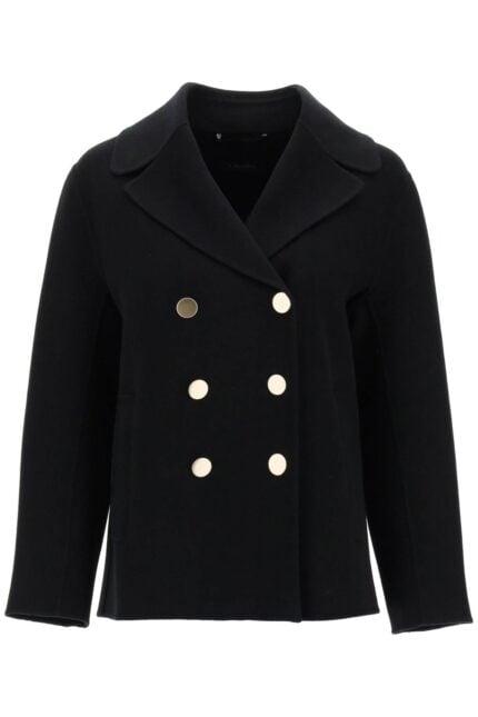 'S MAX MARA Margot Double-breated Wool Peacoat