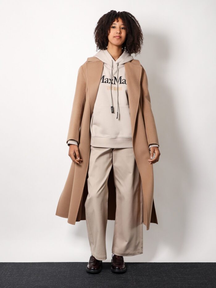 'S MAX MARA Marianna Distressed Fabric Trouser