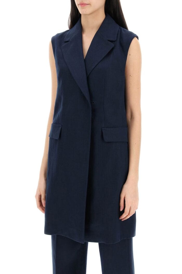 'S MAX MARA 'marie' Midi Sleeveless