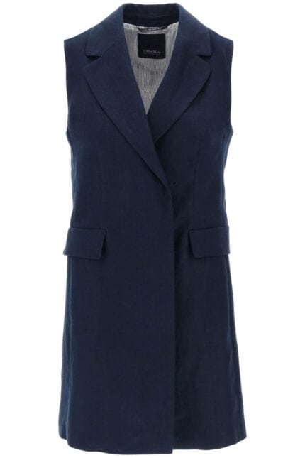 'S MAX MARA 'marie' Midi Sleeveless