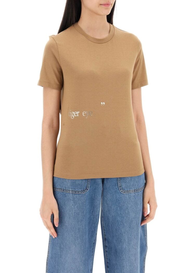 'S MAX MARA Orlanda T-shirt With Lamin