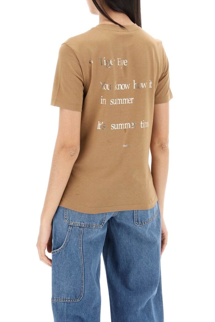 'S MAX MARA Orlanda T-shirt With Lamin