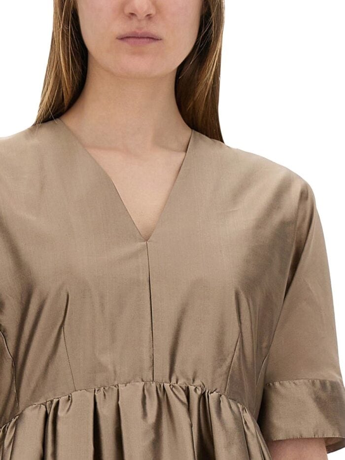 S MAX MARA "PURPLE" MIDI DRESS