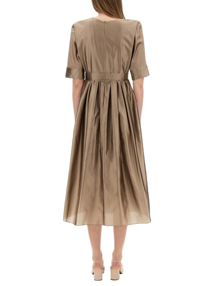 S MAX MARA "PURPLE" MIDI DRESS