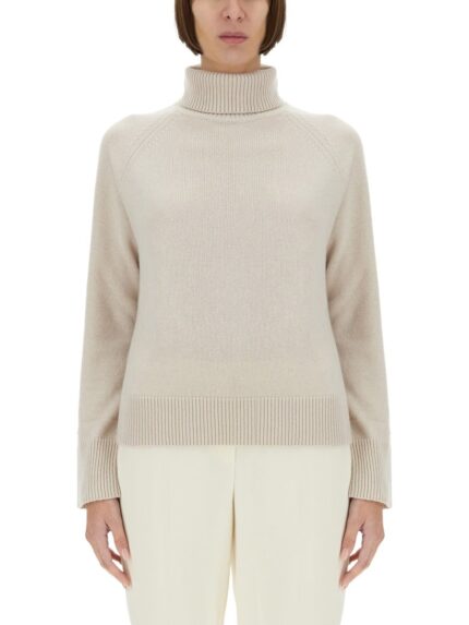 S MAX MARA RIBBED TURTLENECK